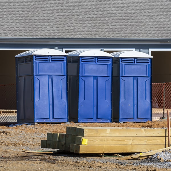 is there a specific order in which to place multiple portable toilets in Metropolis IL